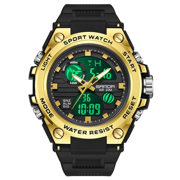 SANDA739  Watch Plate Chao Male Watch Male Student Fashion Trend Multi Functional Digital Waterproof Electronic Meter