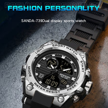 Load image into Gallery viewer, SANDA739  Watch Plate Chao Male Watch Male Student Fashion Trend Multi Functional Digital Waterproof Electronic Meter