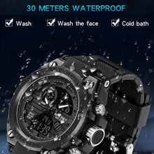 Load image into Gallery viewer, SANDA739  Watch Plate Chao Male Watch Male Student Fashion Trend Multi Functional Digital Waterproof Electronic Meter