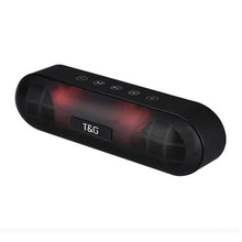 Load image into Gallery viewer, T&amp;G TG148 Portable Stereo Audio Super Bass LED Lantern Pill Wireless Bluetooth Speaker
