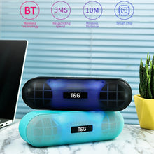 Load image into Gallery viewer, T&amp;G TG148 Portable Stereo Audio Super Bass LED Lantern Pill Wireless Bluetooth Speaker