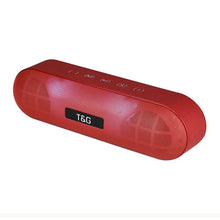 Load image into Gallery viewer, T&amp;G TG148 Portable Stereo Audio Super Bass LED Lantern Pill Wireless Bluetooth Speaker