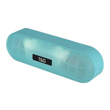Load image into Gallery viewer, T&amp;G TG148 Portable Stereo Audio Super Bass LED Lantern Pill Wireless Bluetooth Speaker