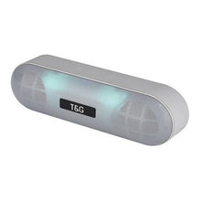 Load image into Gallery viewer, T&amp;G TG148 Portable Stereo Audio Super Bass LED Lantern Pill Wireless Bluetooth Speaker