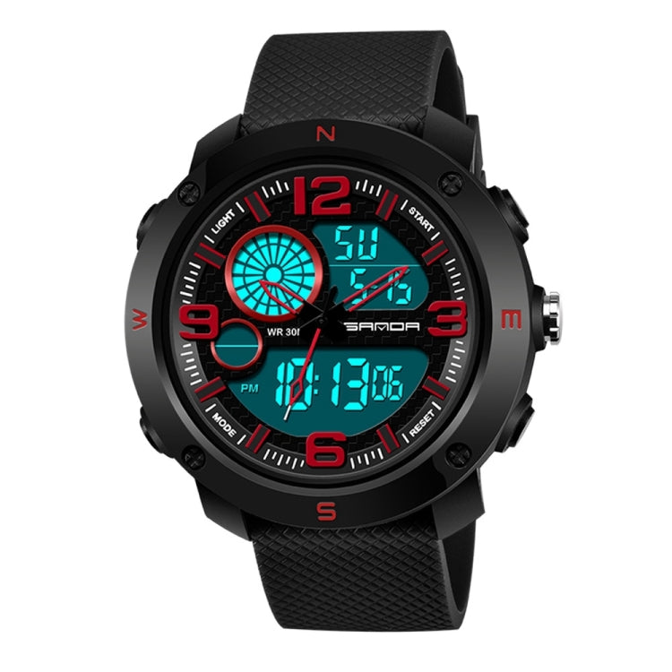 SANDA 762 Watch Men Watch Students Men Watch Fashion Trend Youth Waterproof Night light Sports Men