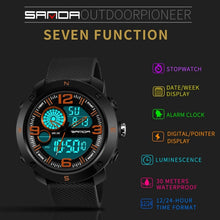 Load image into Gallery viewer, SANDA 762 Watch Men Watch Students Men Watch Fashion Trend Youth Waterproof Night light Sports Men