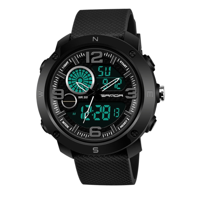 SANDA 762 Watch Men Watch Students Men Watch Fashion Trend Youth Waterproof Night light Sports Men