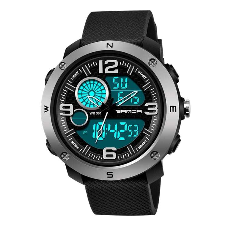 SANDA 762 Watch Men Watch Students Men Watch Fashion Trend Youth Waterproof Night light Sports Men