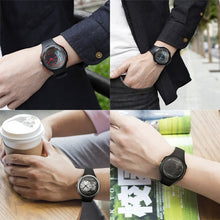 Load image into Gallery viewer, SANDA 763 Men Waterproof Student Watch Explosive Fashion Multi Functional Night light Outdoor Sports Personality Electronic Wrist Watch