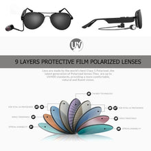 Load image into Gallery viewer, A8 Wireless Earphone Bluetooth Headset Sunglasses Music Headphones Smart Glasses Earbud Hands-free with Mic, A8