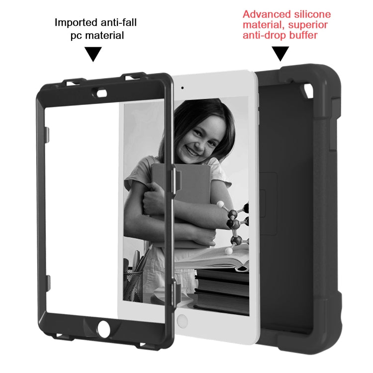 EVA + PC Flat Protective Shell with 360 ° Rotating Bracket, For iPad MINI1/2/3, For iPad MINI 4/5, For iPad Air/Air2/Pro9.7, For iPad 10.2