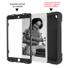 Load image into Gallery viewer, EVA + PC Flat Protective Shell with 360 ° Rotating Bracket, For iPad MINI1/2/3, For iPad MINI 4/5, For iPad Air/Air2/Pro9.7, For iPad 10.2