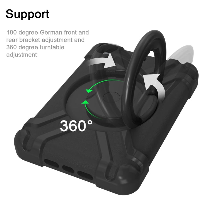 EVA + PC Flat Protective Shell with 360 ° Rotating Bracket, For iPad MINI1/2/3, For iPad MINI 4/5, For iPad Air/Air2/Pro9.7, For iPad 10.2