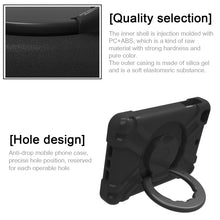 Load image into Gallery viewer, EVA + PC Flat Protective Shell with 360 ° Rotating Bracket, For iPad MINI1/2/3, For iPad MINI 4/5, For iPad Air/Air2/Pro9.7, For iPad 10.2