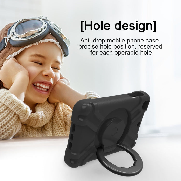 EVA + PC Flat Protective Shell with 360 ° Rotating Bracket, For iPad MINI1/2/3, For iPad MINI 4/5, For iPad Air/Air2/Pro9.7, For iPad 10.2