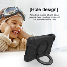 Load image into Gallery viewer, EVA + PC Flat Protective Shell with 360 ° Rotating Bracket, For iPad MINI1/2/3, For iPad MINI 4/5, For iPad Air/Air2/Pro9.7, For iPad 10.2