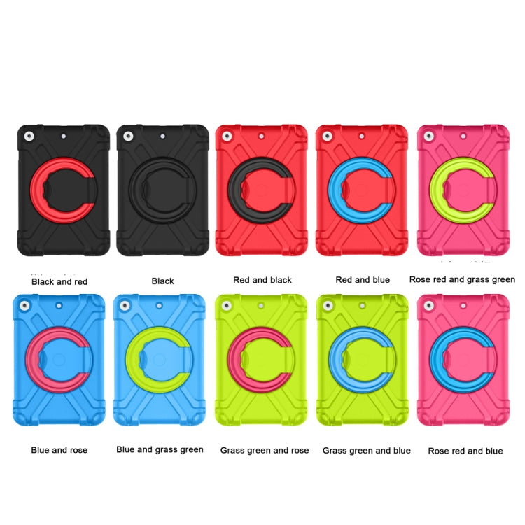 EVA + PC Flat Protective Shell with 360 ° Rotating Bracket, For iPad MINI1/2/3, For iPad MINI 4/5, For iPad Air/Air2/Pro9.7, For iPad 10.2