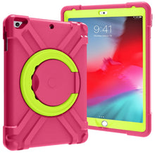 Load image into Gallery viewer, EVA + PC Flat Protective Shell with 360 ° Rotating Bracket, For iPad MINI1/2/3, For iPad MINI 4/5, For iPad Air/Air2/Pro9.7, For iPad 10.2