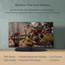 Load image into Gallery viewer, New Rixing NR7017 TWS Portable 10W Stereo Surround Soundbar Bluetooth Speaker with Microphone