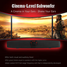 Load image into Gallery viewer, New Rixing NR7017 TWS Portable 10W Stereo Surround Soundbar Bluetooth Speaker with Microphone
