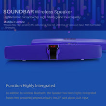 Load image into Gallery viewer, New Rixing NR7017 TWS Portable 10W Stereo Surround Soundbar Bluetooth Speaker with Microphone