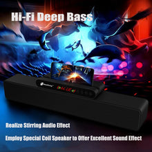 Load image into Gallery viewer, Newrixing NR5017 LED Bluetooth Portable Speaker TWS Connection Loudspeaker Sound System 10W Stereo Surround Speaker