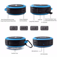 Load image into Gallery viewer, C6a Outdoor Chuck Wireless Bluetooth Car Speaker Suction Cup Speaker, Support TF Card