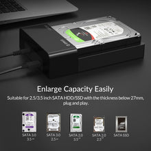 Load image into Gallery viewer, ORICO 6518C3-G2 2.5 / 3.5 inch Type-C Hard Drive Dock