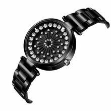 Load image into Gallery viewer, SANDA 1017 Lady Watch All Over The Sky Star 360 Degree Rotating Watch Diamond Steel Band Women Watch