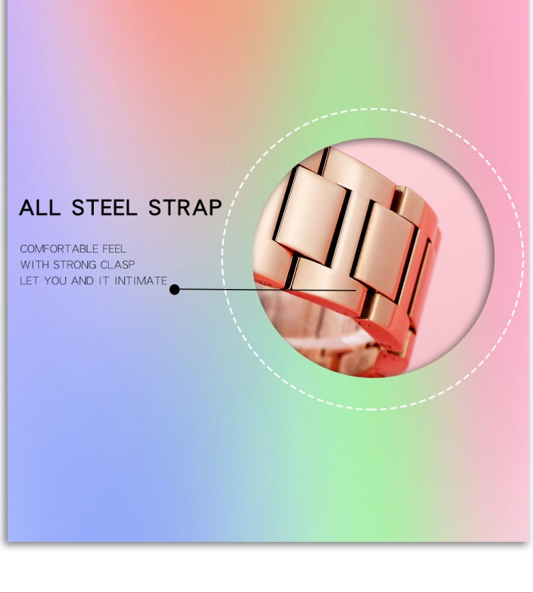 SANDA 1017 Lady Watch All Over The Sky Star 360 Degree Rotating Watch Diamond Steel Band Women Watch