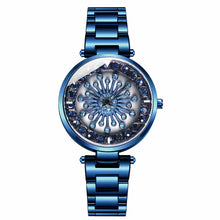 Load image into Gallery viewer, SANDA 1017 Lady Watch All Over The Sky Star 360 Degree Rotating Watch Diamond Steel Band Women Watch