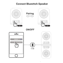 Load image into Gallery viewer, BT628 10W Portable TWS Transparent Bluetooth Speakers With Magnetic Connectable Base Outdoor Stereo Bass Subwoofer