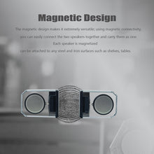 Load image into Gallery viewer, BT628 10W Portable TWS Transparent Bluetooth Speakers With Magnetic Connectable Base Outdoor Stereo Bass Subwoofer