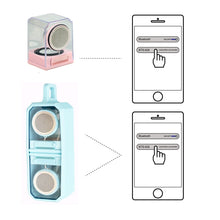 Load image into Gallery viewer, BT628 10W Portable TWS Transparent Bluetooth Speakers With Magnetic Connectable Base Outdoor Stereo Bass Subwoofer