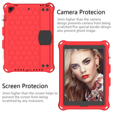 Load image into Gallery viewer, Honeycomb Design EVA + PC Four Corner Anti Falling Flat Protective Shell With Straps, For iPad Air/Air2/Pro9.7, For iPad 10.2, For    iPad Pro 10.5, For iPad  Air 2019 10.5