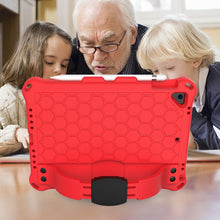 Load image into Gallery viewer, Honeycomb Design EVA + PC Four Corner Anti Falling Flat Protective Shell With Straps, For iPad Air/Air2/Pro9.7, For iPad 10.2, For    iPad Pro 10.5, For iPad  Air 2019 10.5