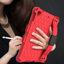 Load image into Gallery viewer, Honeycomb Design EVA + PC Four Corner Anti Falling Flat Protective Shell With Straps, For iPad Air/Air2/Pro9.7, For iPad 10.2, For    iPad Pro 10.5, For iPad  Air 2019 10.5