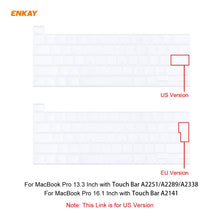 Load image into Gallery viewer, ENKAY for MacBook Pro 16 inch (A2141) TPU Soft Keyboard Protector, US Version