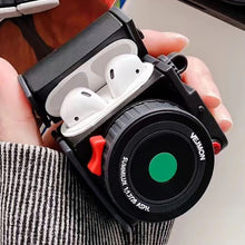 Load image into Gallery viewer, For Apple AirPods 1/2 Gen Instant Camera Style Bluetooth Headphone Protective Case