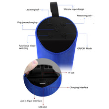 Load image into Gallery viewer, TG113 Portable Bluetooth Speakers Waterproof Stereo Outdoor Loudspeaker MP3 Bass Sound Box with FM Radio