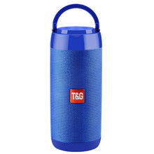 Load image into Gallery viewer, TG113C Column Portable Bluetooth Mini Speaker FM Radio Waterproof Subwoofer Phone Holder Wireless Loundpeakers