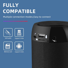 Load image into Gallery viewer, TG113C Column Portable Bluetooth Mini Speaker FM Radio Waterproof Subwoofer Phone Holder Wireless Loundpeakers
