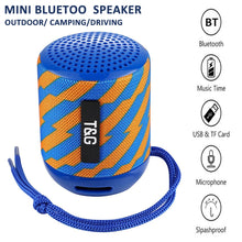 Load image into Gallery viewer, T&amp;G TG129 Portable Wireless Music Speaker Hands-free with MIC, Support TF Card FM