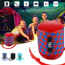 Load image into Gallery viewer, T&amp;G TG129 Portable Wireless Music Speaker Hands-free with MIC, Support TF Card FM