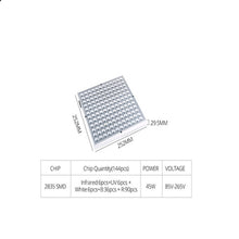 Load image into Gallery viewer, 45W 144LEDs Full Spectrum Plant Lighting Fitolampy For Plants Flowers Seedling Cultivation Growing Lamps LED Grow Light AC85-265V, US, EU, AU, UK