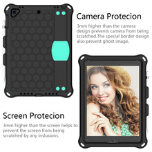 Load image into Gallery viewer, Honeycomb Design EVA + PC Four Corner Anti Falling Flat Protective Shell With Straps, For iPad 9.7 2017/2018