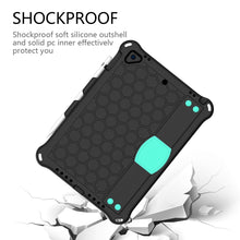 Load image into Gallery viewer, Honeycomb Design EVA + PC Four Corner Anti Falling Flat Protective Shell With Straps, For iPad 9.7 2017/2018