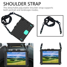 Load image into Gallery viewer, Honeycomb Design EVA + PC Four Corner Anti Falling Flat Protective Shell With Straps, For iPad 9.7 2017/2018