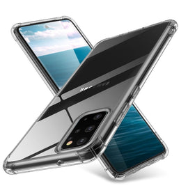 For Galaxy S11e Four-Corner Anti-Drop Ultra-Thin Transparent TPU Phone Case