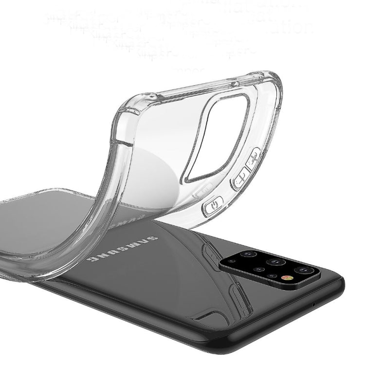 For Galaxy S11e Four-Corner Anti-Drop Ultra-Thin Transparent TPU Phone Case